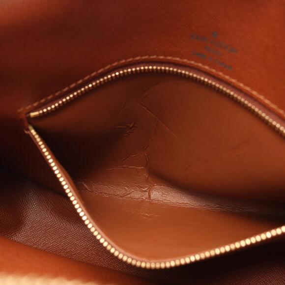 LOUIS VUITTON Brown Monogram Leather Boulogne PM Shoulder Bag - Picture 6 of 13